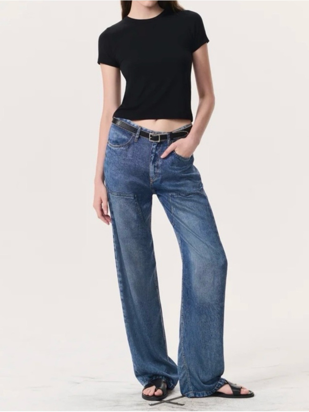 Rag & Bone Miramar Logan Satin Jeans